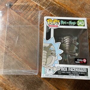 Funko Pop! Animation Rick and Morty Rick Facehugger Gamestop Pop #343
